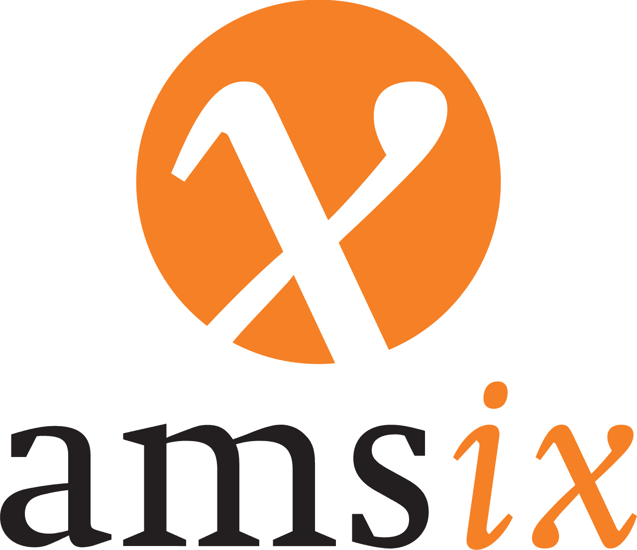 Logo van AMS-IX